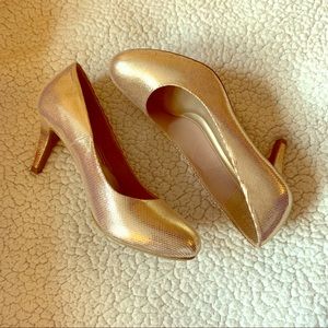 Brand New Gold Heels